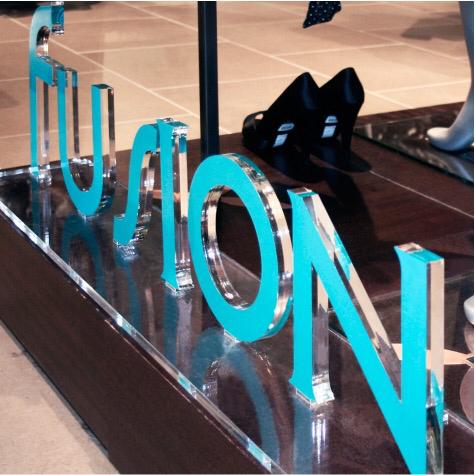 Letras corporeas de acrilico